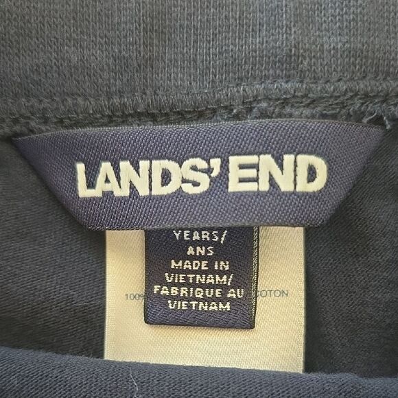 Lands' End Navy Button-Accent Skort - Picture 2 of 6